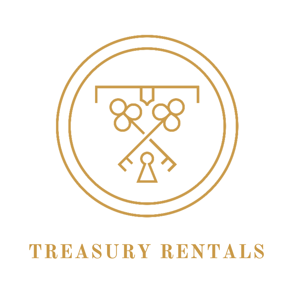 Treasury Rentals | Event Rentals | Florida Event Rentals | Gold Logo