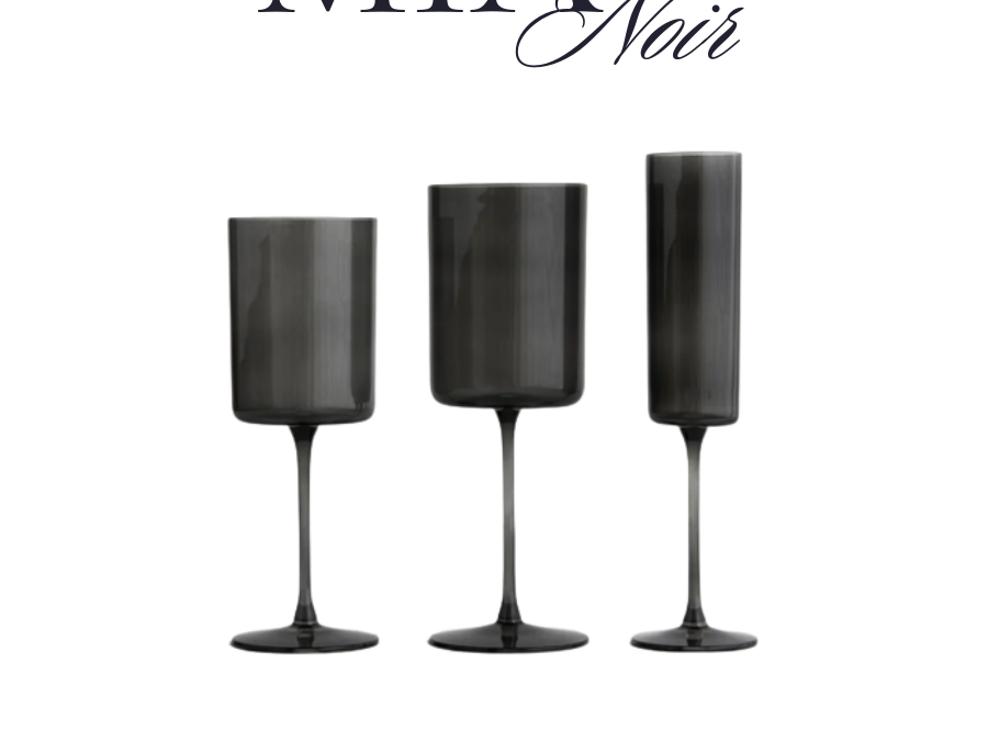 Inventory Highlight | Mia Noir Glassware